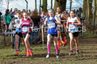 Girls under-13s 2019 British Athletics Inter Counties Cross Country, Prestwood Hall, Loughborough. Photo:  David T. Hewitson/Sports for All Pics
